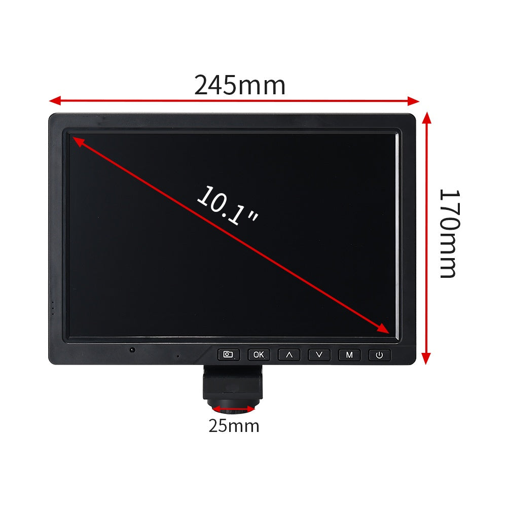 1080P 10.1inch LCD monitor Camera all-in-one screen LCD display monitor sreen for biology trinocular microscope