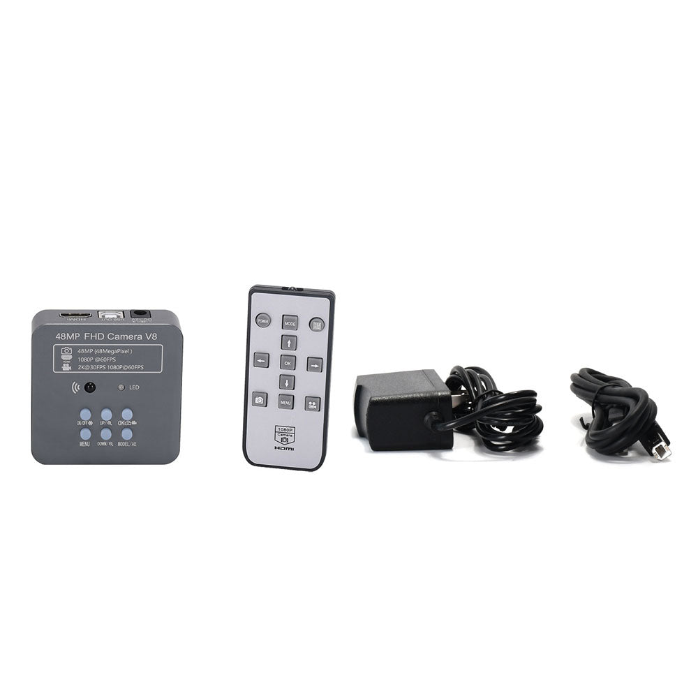 2K 1080P High definition microscope video camera for Phone PCB THT Soldering
